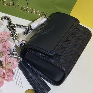 Tory Burch Fleming Quilted Leather Shoulder Bag